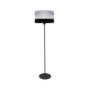 Stojací lampa HELEN 1xE27/60W/230V černá/šedá/stříbrná obraz