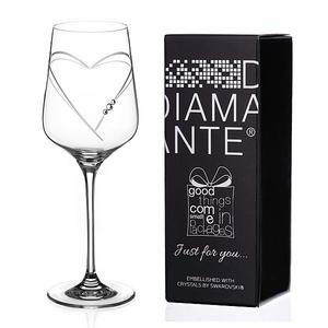 Diamante JFY Hearts wine 450 ml obraz