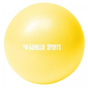 Gorilla Sports mini míč na pilates, 28 cm, žlutý obraz