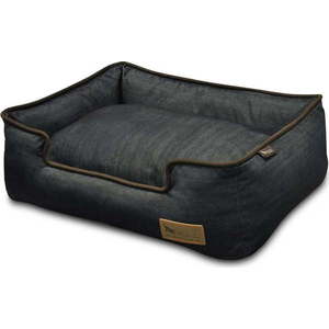 Tmavě modrý pelíšek pro psa 43x54 cm Lounge Bed Denim Medieval Blue / Dark Chocolate M – P.L.A.Y. obraz