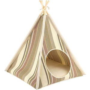 Béžový teepee stan pro domácího mazlíčka 63x63 cm Cozy Cove Seacost – P.L.A.Y. obraz