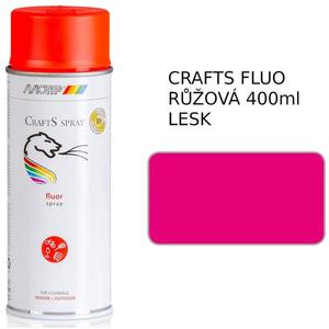 Sprej Crafts fluorescenční růžový 400ml obraz