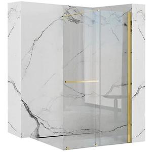 Sprchová zástěna Walk-in Cortis Rea K8484 100x200 gold obraz