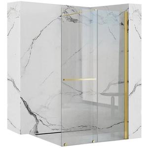 Sprchová zástěna Walk-in Cortis Rea K8485 120x200 gold obraz