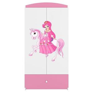 Skříň Babydreams růžová - Princezna 1 obraz