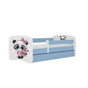 Dětská postel Babydreams+M modrá 70x140 Panda obraz