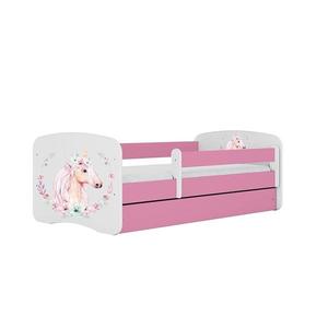 Dětská postel Babydreams+M růžová 70x140 Kůň obraz