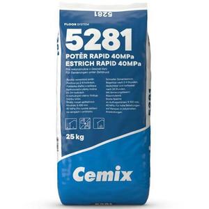 Cemix rychle betonový potěr 40 MPa 25 kg obraz