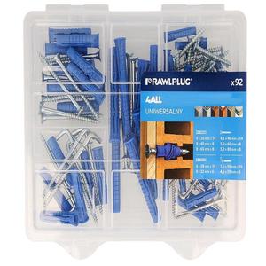 Set hmoždinek Rawlplug 4ALL s vruty 92 ks obraz