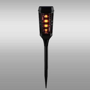 Solární lampa 46810 Flame ažurová Black obraz