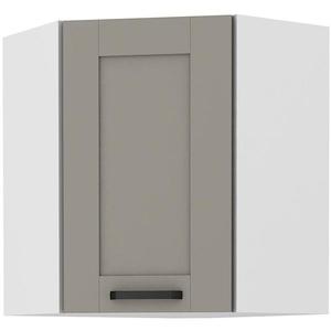 Kuchyňská Skříňka LUNA CLAYGREY/BÍLÝ 60X60 GN-72 2F (45°) obraz