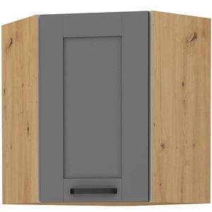 Kuchyňská Skříňka LUNA DUSTGREY/ARTISAN 60X60 GN-72 2F (45°) obraz