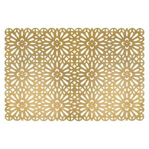 Podložka 30x45cm Pvc/Ps Hranatá Zlatá 37091 Glamour obraz