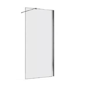 Sprchová zástěna WALK-IN Soft 80 x 195 chromový profil obraz