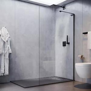 Sprchová zástěna WALK-IN PIK BLACK 100x195 obraz