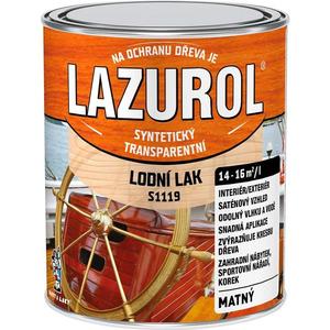 Lazurol lodní lak 0, 75l mat obraz