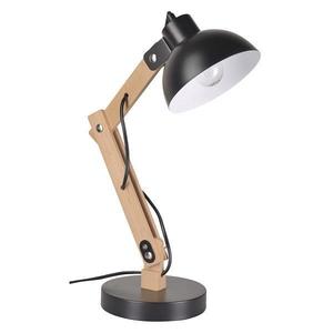 Stolní lampa UNLE 66391 BLACK-WOOD LB1 obraz