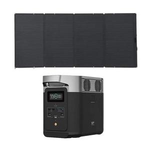 Přenosná elektrárna EcoFlow DELTA 2 Max + fotovoltaický panel EcoFlow 400 W obraz