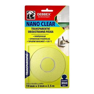 OBOUSTRANNÁ PÁSKA NANO CLEAR 19MM X 2.5M obraz