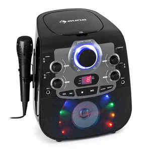 Auna StarMaker 2.0, karaoke systém, bluetooth funkce, CD přehrávač, včetně mikrofonu obraz