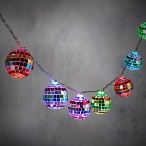 Vánoční světelný řetěz s 4cm disko koulemi, vč. LED, 1, 5m, 10 světel - Dancer obraz