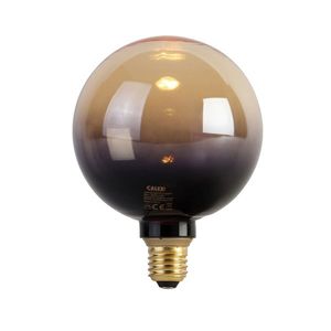 E27 stmívatelná LED lampa G125 černá zlatá 3, 5W 80lm 1800K obraz