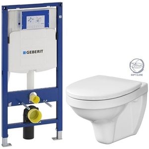 GEBERIT Duofix WC CERSANIT DELFI + SOFT SEDÁTKO 111.300.00.5 DE2 obraz