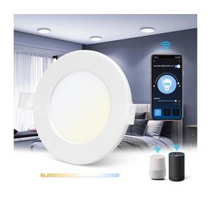 B.V. - LED Stmívatelné podhledové svítidlo 6W/230V pr. 11, 5 cm Wi-Fi obraz