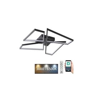 LED Stmívatelné stropní svítidlo LED/115W/230V 3000-6500K černá + DO obraz