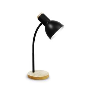 Stolní lampa MARMA 1xE27/60W/230V černá/kaučukovník obraz