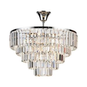 Brilagi Brilagi - Křišťálový přisazený lustr CRYSTAL 5xE14/40W/230V lesklý chrom obraz