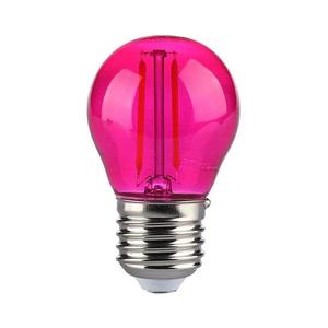 LED Žárovka FILAMENT G45 E27/2W/230V růžová obraz