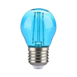 LED Žárovka FILAMENT G45 E27/2W/230V modrá obraz