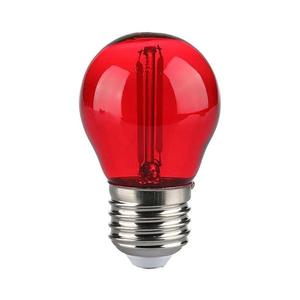 LED Žárovka FILAMENT G45 E27/2W/230V červená obraz