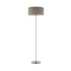 Eglo Eglo - Stojací lampa TUNJA 1xE27/60W/230V matný chrom/taupe obraz