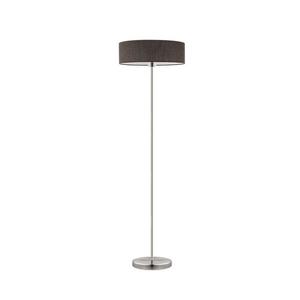 Eglo Eglo - Stojací lampa TUNJA 1xE27/60W/230V matný chrom/hnědá obraz