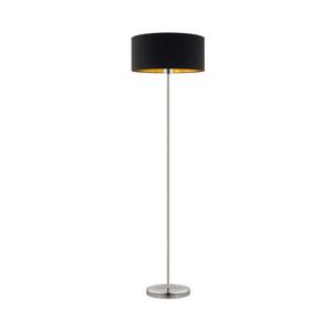 Eglo Eglo - Stojací lampa TUNJA 1xE27/60W/230V matný chrom/černá obraz