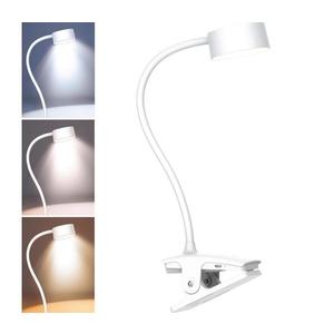 WO3001-W- LED Stm. flexib. lampa s klipem LED/2W/5V 3000/4000/6500K bílá obraz