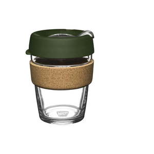 Zelený cestovní hrnek 340 ml Brew Cork Pine M – KeepCup obraz