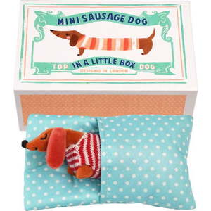 Plyšová hračka Mini Sausage Dog in a Little Box – Rex London obraz