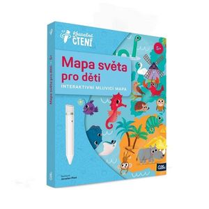 Kouzelné čtení Mapa světa pro děti obraz