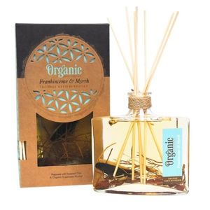 Organický difuzér 150 ml s tyčinkami, Frankincense&Myrrh obraz