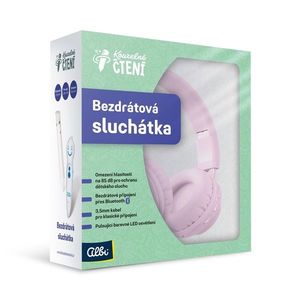 Kouzelné čtení - BT sluchátka (růžová) obraz