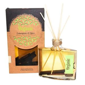 Organický difuzér 150 ml s tyčinkami, Lemongrass&Spice obraz