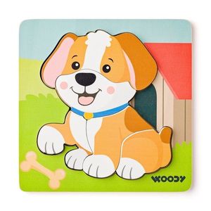 Woody Puzzle Baby Pejsek obraz