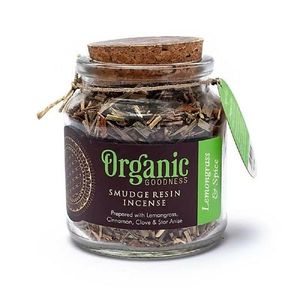 Organické kadidlo ve skleničce, Lemongrass & Spice obraz