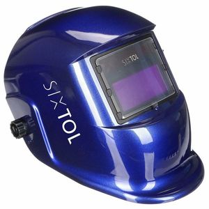 Sixtol Svářecí samostmívací kukla WELDING MASK 3, modrá obraz