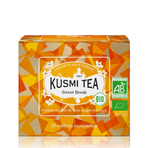 Kusmi Tea Porcovaný bylinný čaj Sweet Break Bio, 20 sáčků 21661A1120 obraz