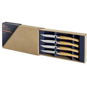 Opinel Sada steakových nožů Chic, 4ks, oliva 002481 obraz