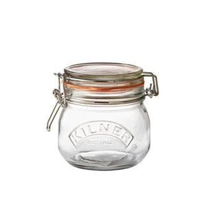 Kilner Kulatá zavařovací sklenice s klipem, 0, 5 l 0025.490 obraz